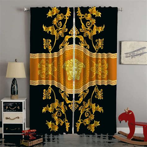 versace decorative belle|versace curtains for living room.